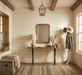 Elliston 58" Live Edge Sheesham Wood and Iron Console Table - World Interiors