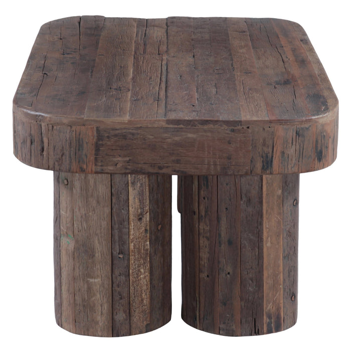 Ember 50" Coffee Table in Reclaimed Hardwood - World Interiors