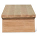 Incus 58" Modern Coffee Table in Natural Oak - World Interiors