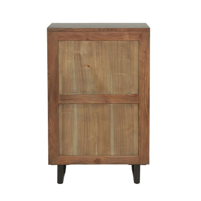 Glenwood 52" Tall Chest in Smoked Acacia