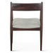 Provence Upholstered Dining Chair in Dark Sienna - World Interiors