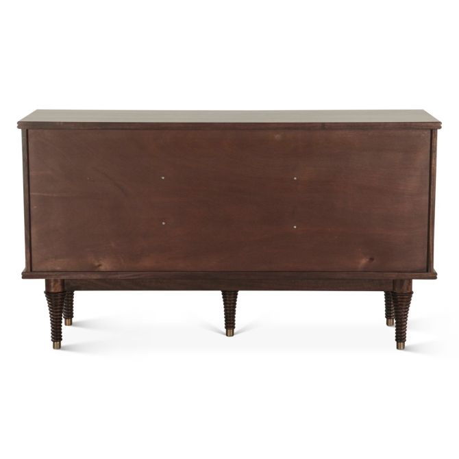 Provence 55" Mango Wood Sideboard in Dark Sienna - World Interiors