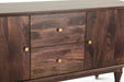 Provence 55" Mango Wood Sideboard in Dark Sienna - World Interiors