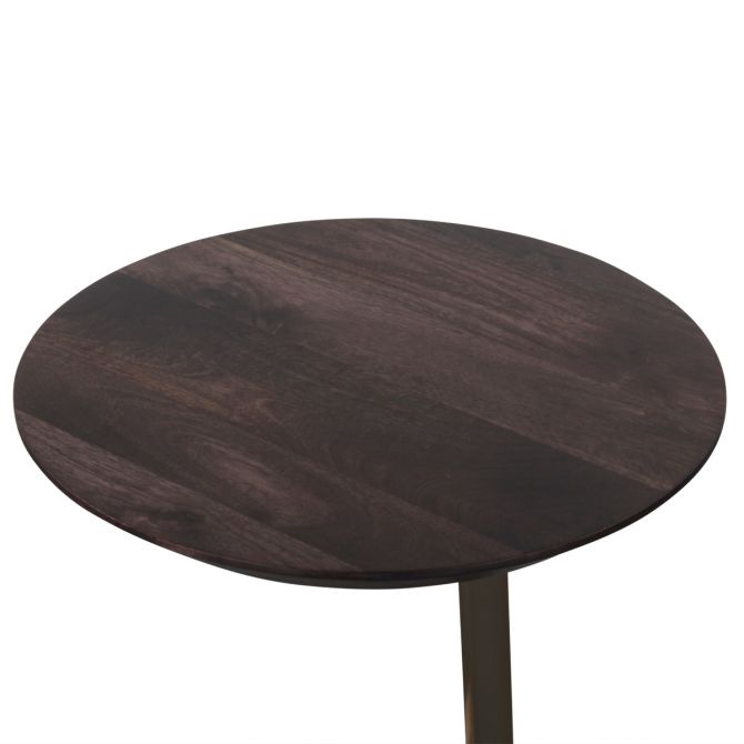 Provence Modern Side Table in Dark Sienna - World Interiors