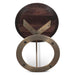 Provence Modern Side Table in Dark Sienna - World Interiors