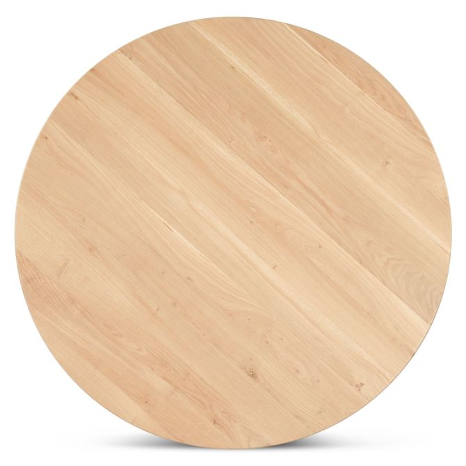 Miro 48" Round Dining Table in Natural Oak