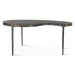 Rustic Revival 69" Kidney Shaped Industrial Office Desk - World Interiors