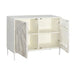 Isla 38" Two Door Cabinet in Coastal White - World Interiors