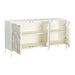 Isla 57" Three Door Sideboard in Coastal White - World Interiors