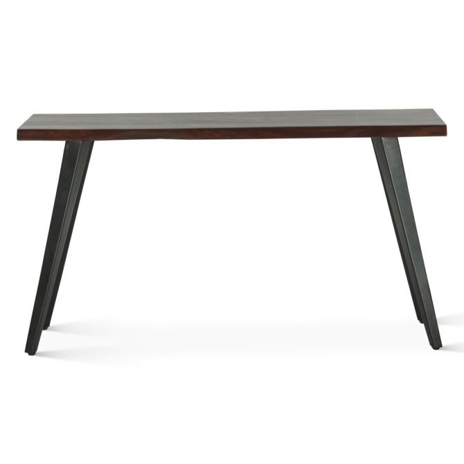 Knoxville 54" Live-Edge Acacia Wood Console Table - World Interiors