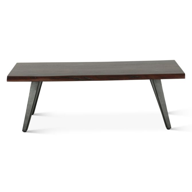 Knoxville 50" Live Edge Acacia Wood Coffee Table - World Interiors