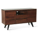 Knoxville 54" Rustic Modern Media Cabinet - World Interiors