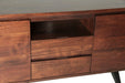 Knoxville 54" Rustic Modern Media Cabinet - World Interiors