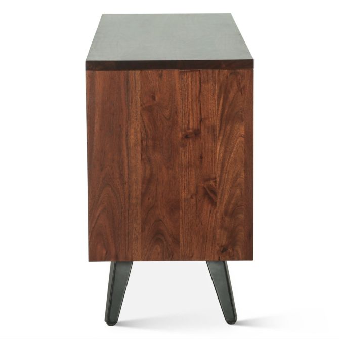 Knoxville 54" Rustic Modern Media Cabinet - World Interiors