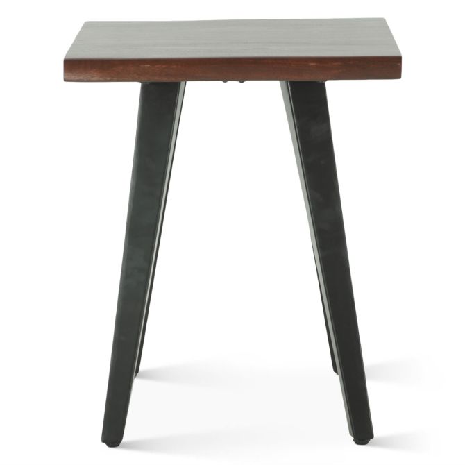 Knoxville Rustic Modern Side Table - World Interiors