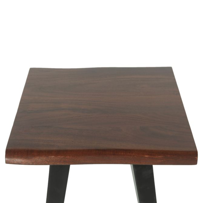 Knoxville Rustic Modern Side Table - World Interiors