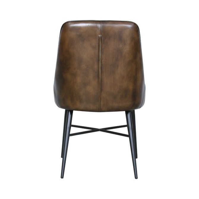 Galway Dining Chair in Antique Whiskey Leather