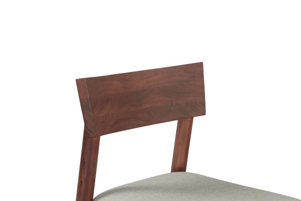 Hampton Modern Upholstered Counter Chair in Walnut