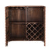 Acres 39" Bar Cabinet in Carved Brownstone - World Interiors