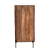 Acres 39" Bar Cabinet in Carved Brownstone - World Interiors