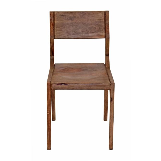 Acres Slanted Back Dining Chair in Brownstone - World Interiors