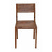 Acres Slanted Back Dining Chair in Brownstone - World Interiors