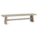 Acadia 79" Dining Bench in Driftwood - World Interiors