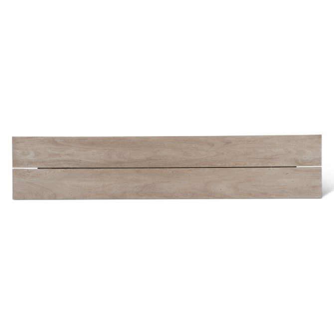 Acadia 79" Dining Bench in Driftwood - World Interiors