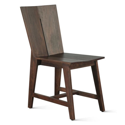 Acadia Rustic Modern Dining Chair in Coffee Bean - World Interiors