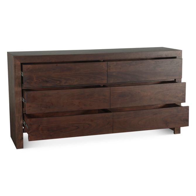 Acadia 68" Modern Dresser in Coffee Bean - World Interiors