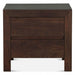 Acadia 24" Modern Nightstand in Coffee Bean - World Interiors