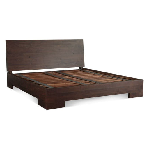 Acadia Modern Platform Bed in Coffee Bean - World Interiors