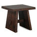 Acadia Rustic Modern Side Table in Coffee Bean - World Interiors