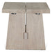 Acadia Rustic Modern Side Table in Driftwood - World Interiors