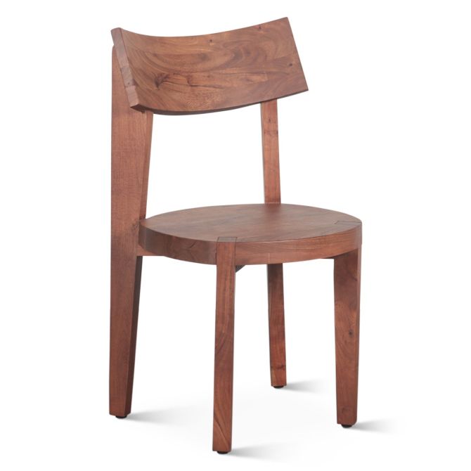 Yarrow 19" Acacia Wood Dining Chair in Light Sequoia - World Interiors