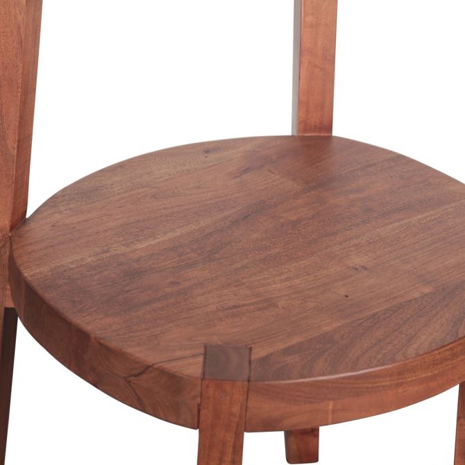 Yarrow 19" Acacia Wood Dining Chair in Light Sequoia - World Interiors