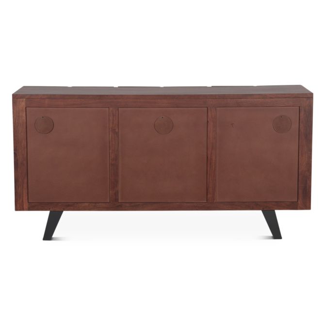 Yarrow 68" Acacia Wood Sideboard in Light Sequoia - World Interiors