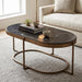 Fresno 43" Industrial Modern Coffee Table - World Interiors