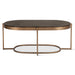 Fresno 43" Industrial Modern Coffee Table - World Interiors