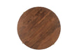 Vallarta 34" Two-Toned Mango Wood Round Coffee Table - World Interiors