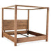 Mesa Canopy King Bed in Brushed Acacia - World Interiors