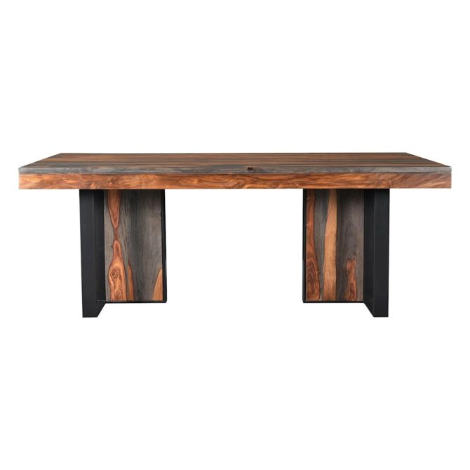 Summit 80" Modern Dining Table in Capri Sheesham - World Interiors