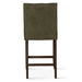 Aven Green Eco-Suede Counter Chair - World Interiors