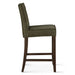 Aven Green Eco-Suede Counter Chair - World Interiors