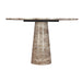 Giza 48" Round Dining Table in Capri Beige Marble - World Interiors
