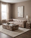 Giza 56" Coffee Table in Dark Emperador Marble - World Interiors