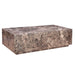 Giza 56" Coffee Table in Dark Emperador Marble - World Interiors