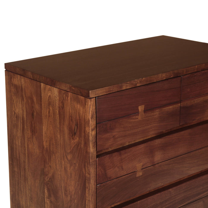 Glenwood 34" Tall Chest in Walnut - World Interiors