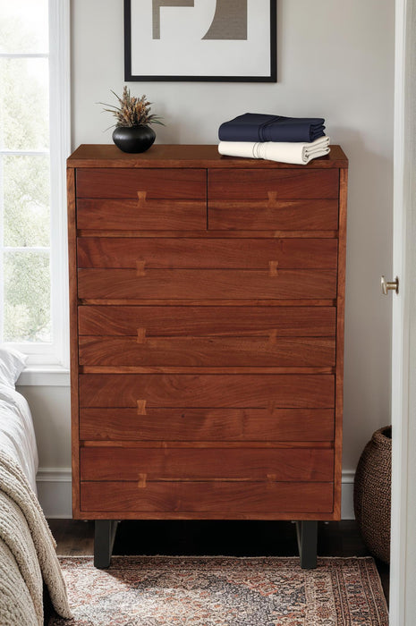 Glenwood 34" Tall Chest in Walnut - World Interiors