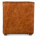 Chiavari Armless Chair in Distressed Cocoa Brown Leather - World Interiors